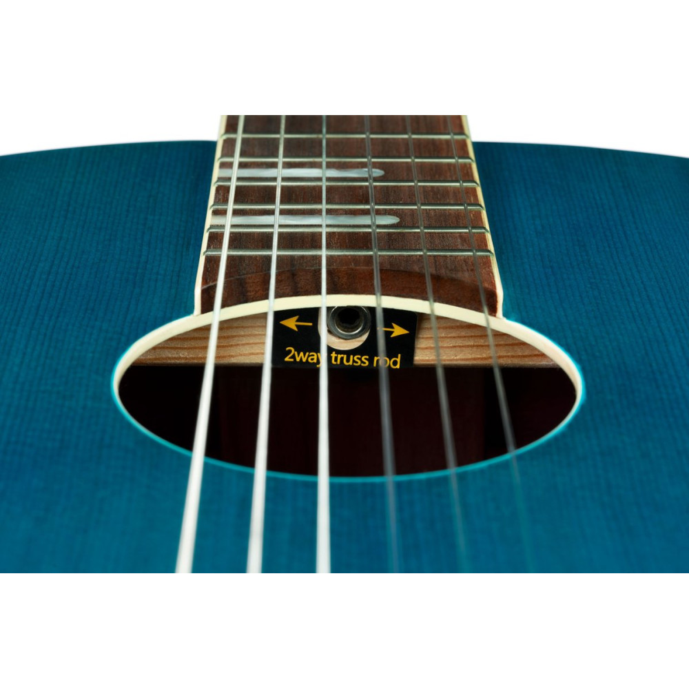 Ortega RRA-OCT Ranger Series 4/4 Nylon String Guitar 6-String - Ocean Blue + Gig Bag
