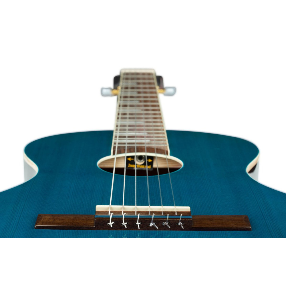 Ortega RRA-OCT Ranger Series 4/4 Nylon String Guitar 6-String - Ocean Blue + Gig Bag