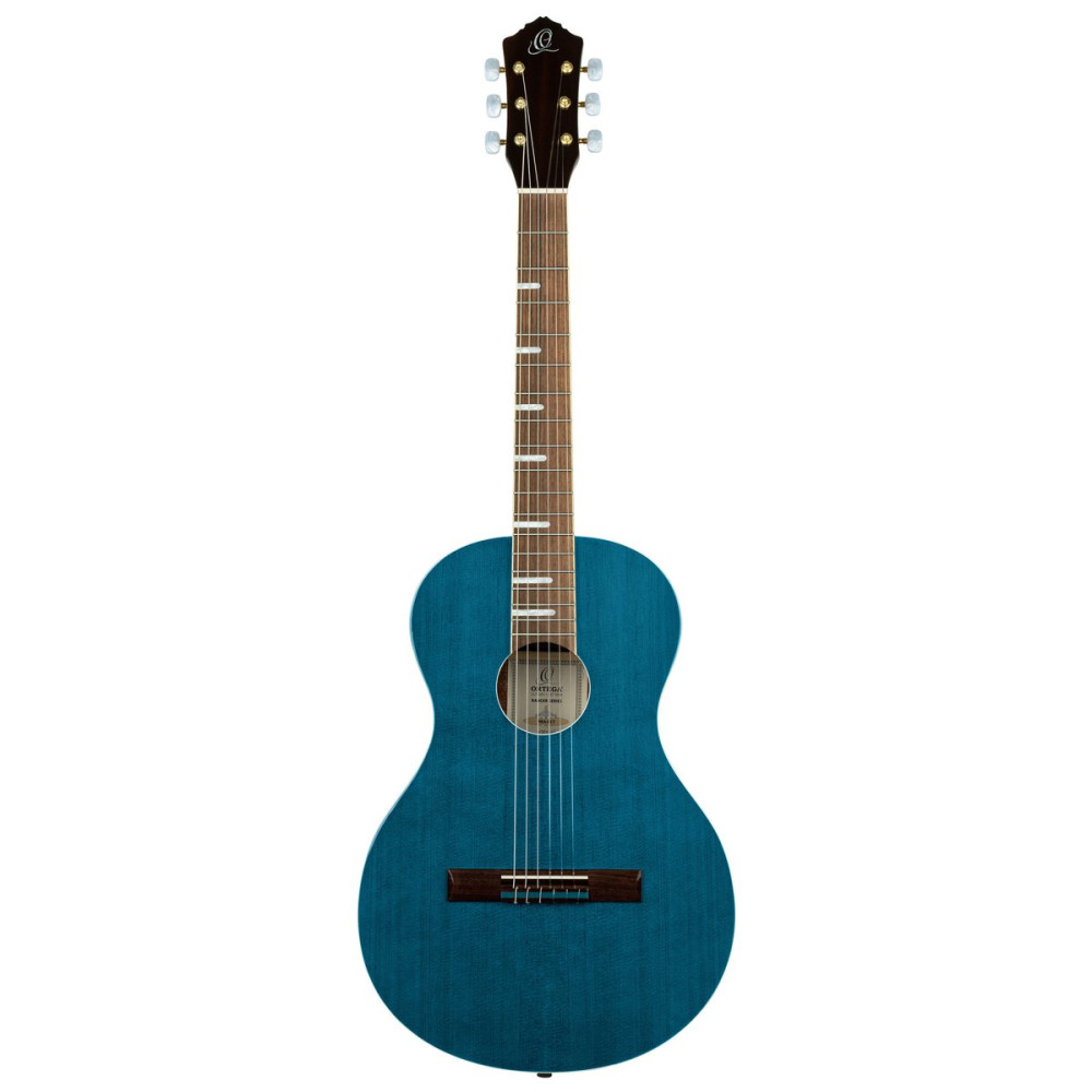 Ortega RRA-OCT Ranger Series 4/4 Nylon String Guitar 6-String - Ocean Blue + Gig Bag