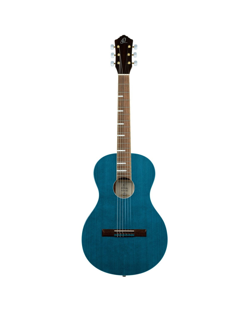 Ortega RRA-OCT Ranger Series 4/4 Nylon String Guitar 6-String - Ocean Blue + Gig Bag