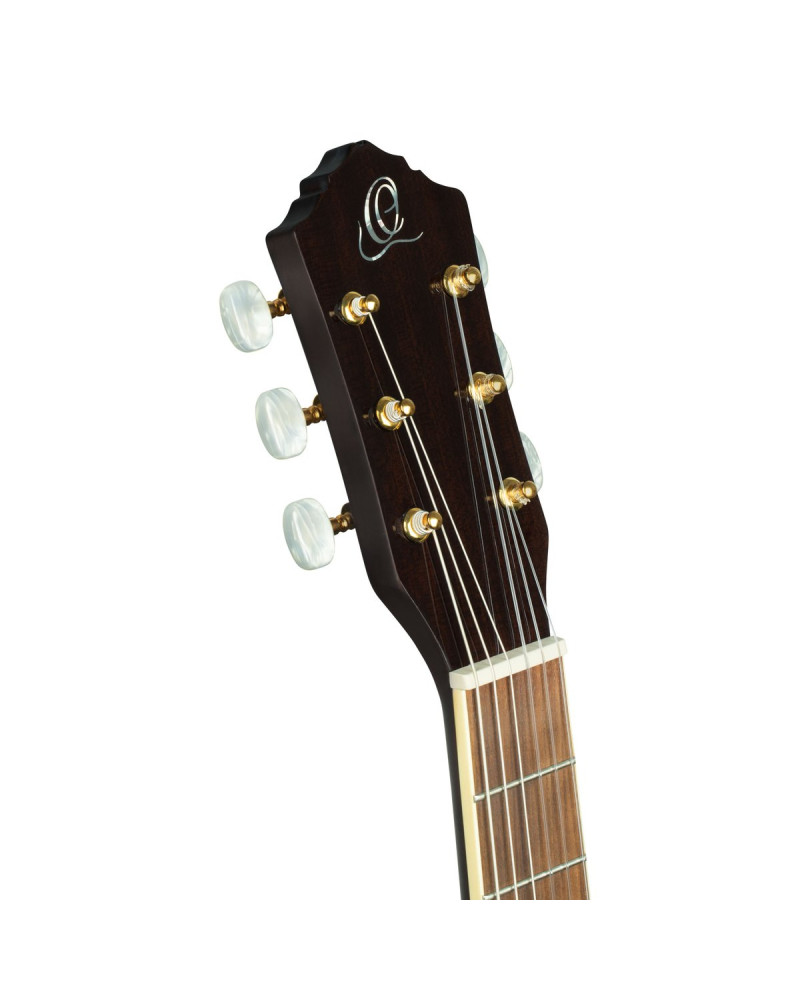 Ortega RRA-PLT Ranger Series 4/4 Nylon String Guitar 6-String - Platinum + Gig Bag