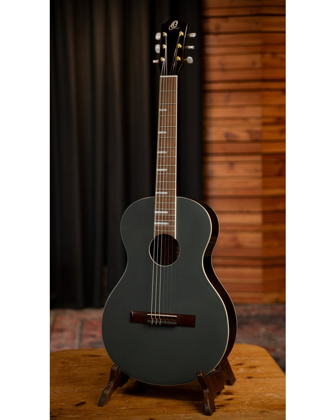 Ortega RRA-PLT Ranger Series 4/4 Nylon String Guitar 6-String - Platinum + Gig Bag