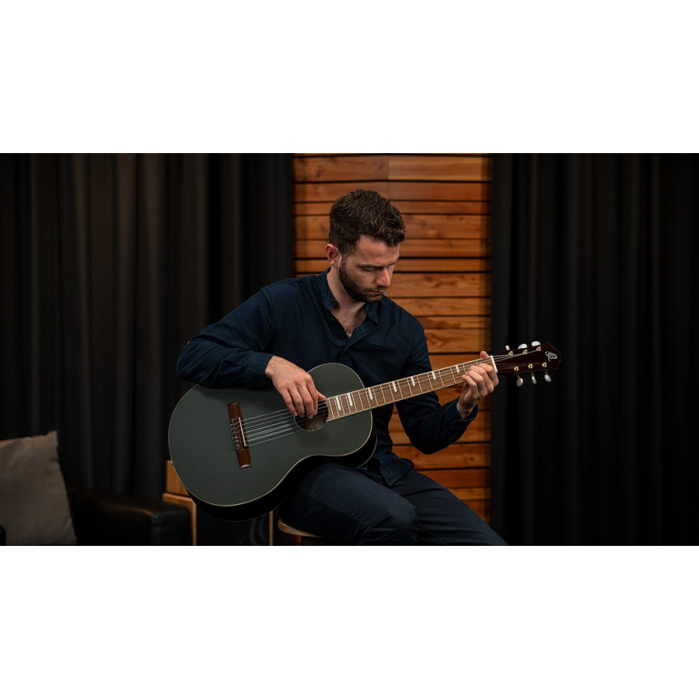 Ortega RRA-PLT Ranger Series 4/4 Nylon String Guitar 6-String - Platinum + Gig Bag