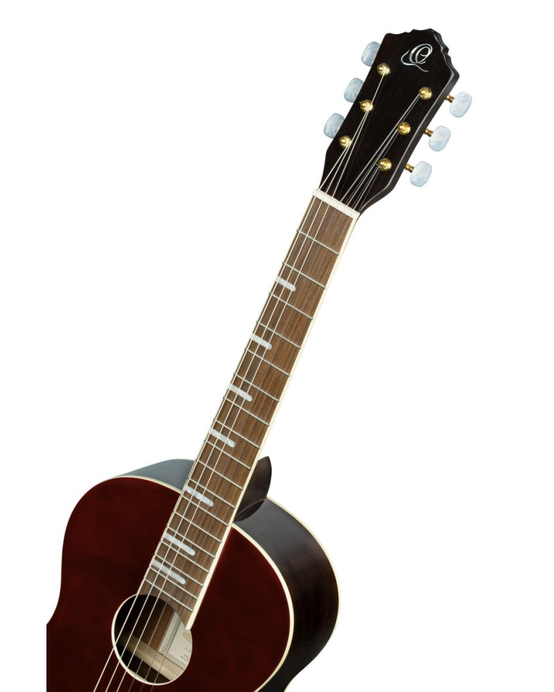Ortega RRA-SRT Ranger Series 4/4 Nylon String Guitar 6-String - Stained Red + Gig Bag