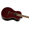 Ortega RRA-SRT Ranger Series 4/4 Nylon String Guitar 6-String - Stained Red + Gig Bag