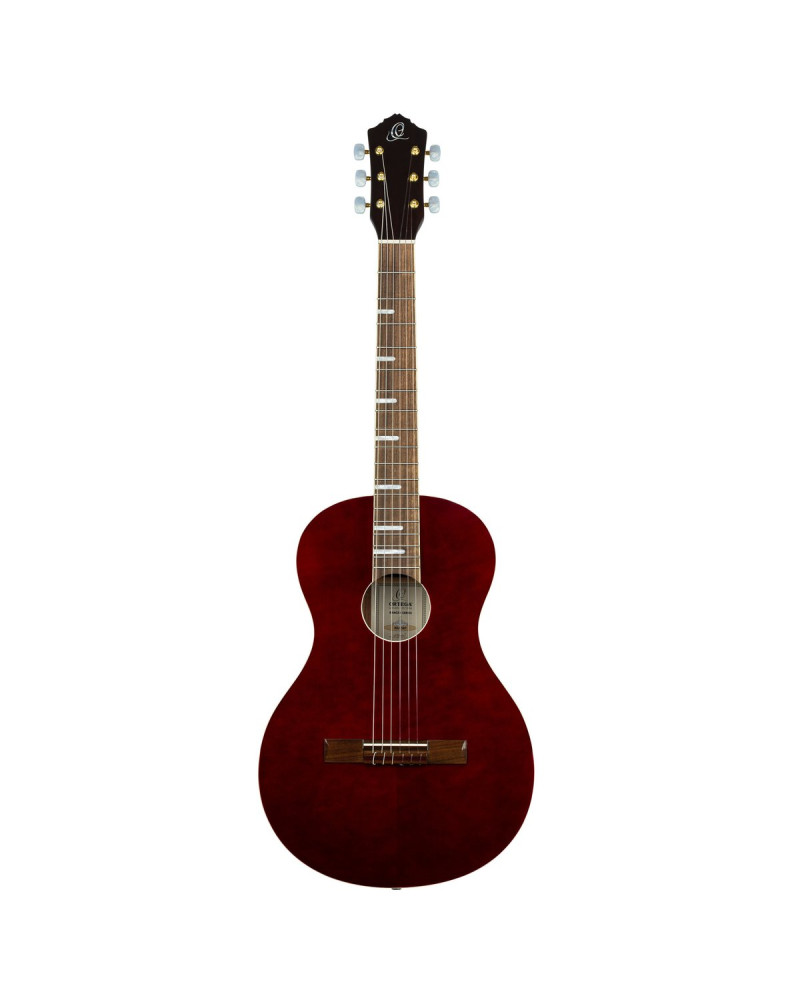 Ortega RRA-SRT Ranger Series 4/4 Nylon String Guitar 6-String - Stained Red + Gig Bag