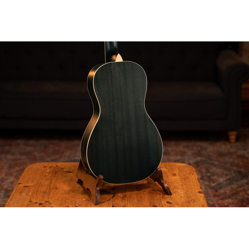 Ortega RRG30E-DD Americana Series Resonator Guitar 6 String - Distressed Denim Matte / Chrome HW