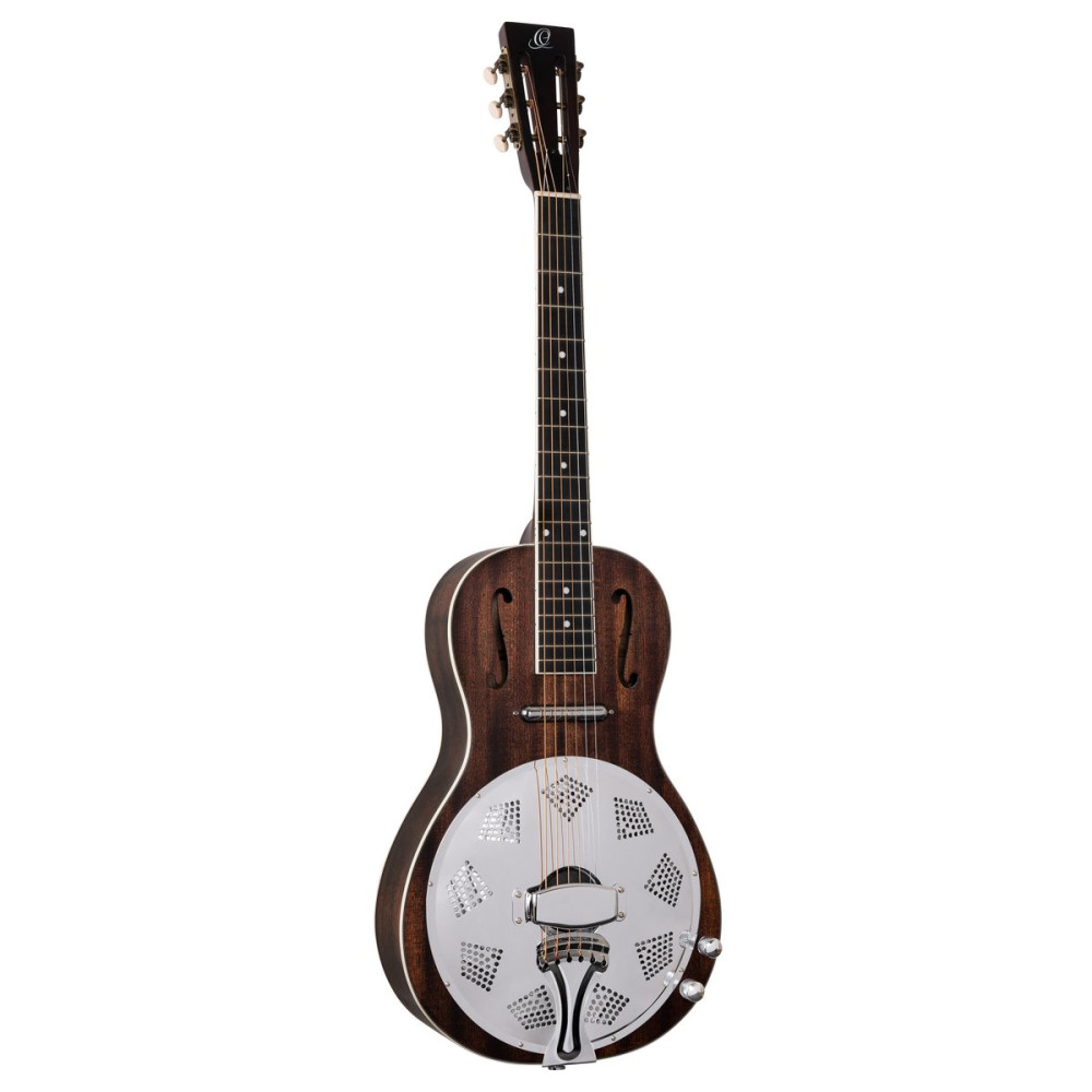 Ortega RRG30E-WB Americana Series Resonator Guitar 6 String - Whiskey Burst Matte / Chrome HW