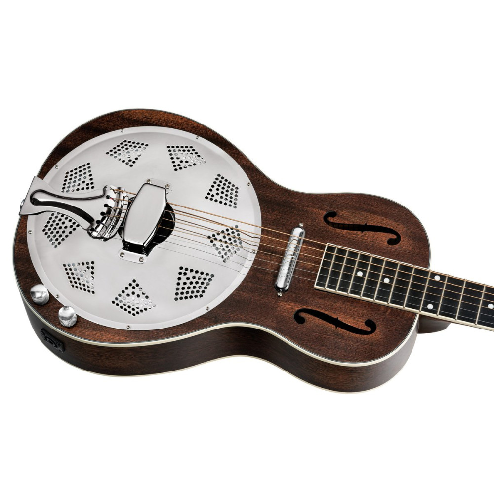 Ortega RRG30E-WB Americana Series Resonator Guitar 6 String - Whiskey Burst Matte / Chrome HW