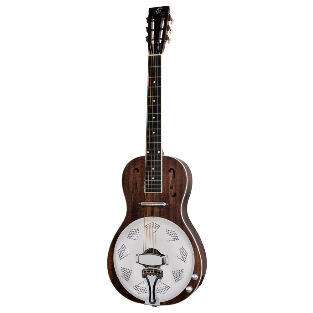 Ortega RRG30E-WB Americana Series Resonator Guitar 6 String - Whiskey Burst Matte / Chrome HW