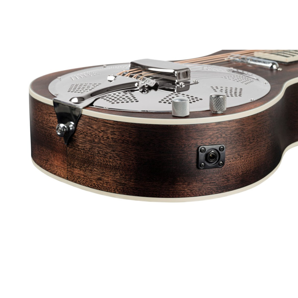 Ortega RRG30E-WB Americana Series Resonator Guitar 6 String - Whiskey Burst Matte / Chrome HW