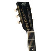 Ortega RRG40CE-DBK Americana Series Resonator Guitar 6 String - Distressed Black / Antique Brass HW