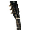 Ortega RRG40CE-DBK Americana Series Resonator Guitar 6 String - Distressed Black / Antique Brass HW