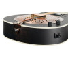Ortega RRG40CE-DBK Americana Series Resonator Guitar 6 String - Distressed Black / Antique Brass HW