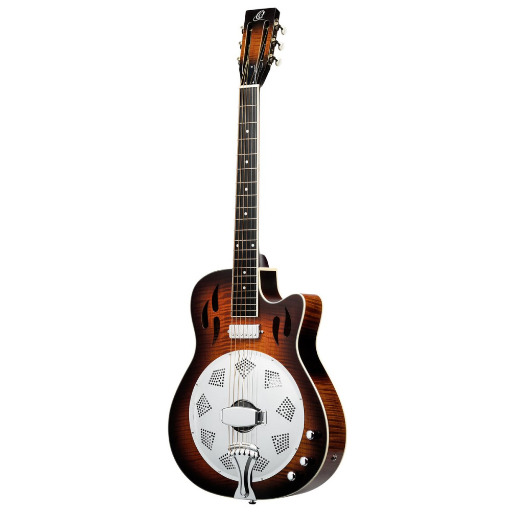Ortega RRG50CE-SSB Americana Series 4/4 Resonator Guitar 6-String + Pro Gig Bag
