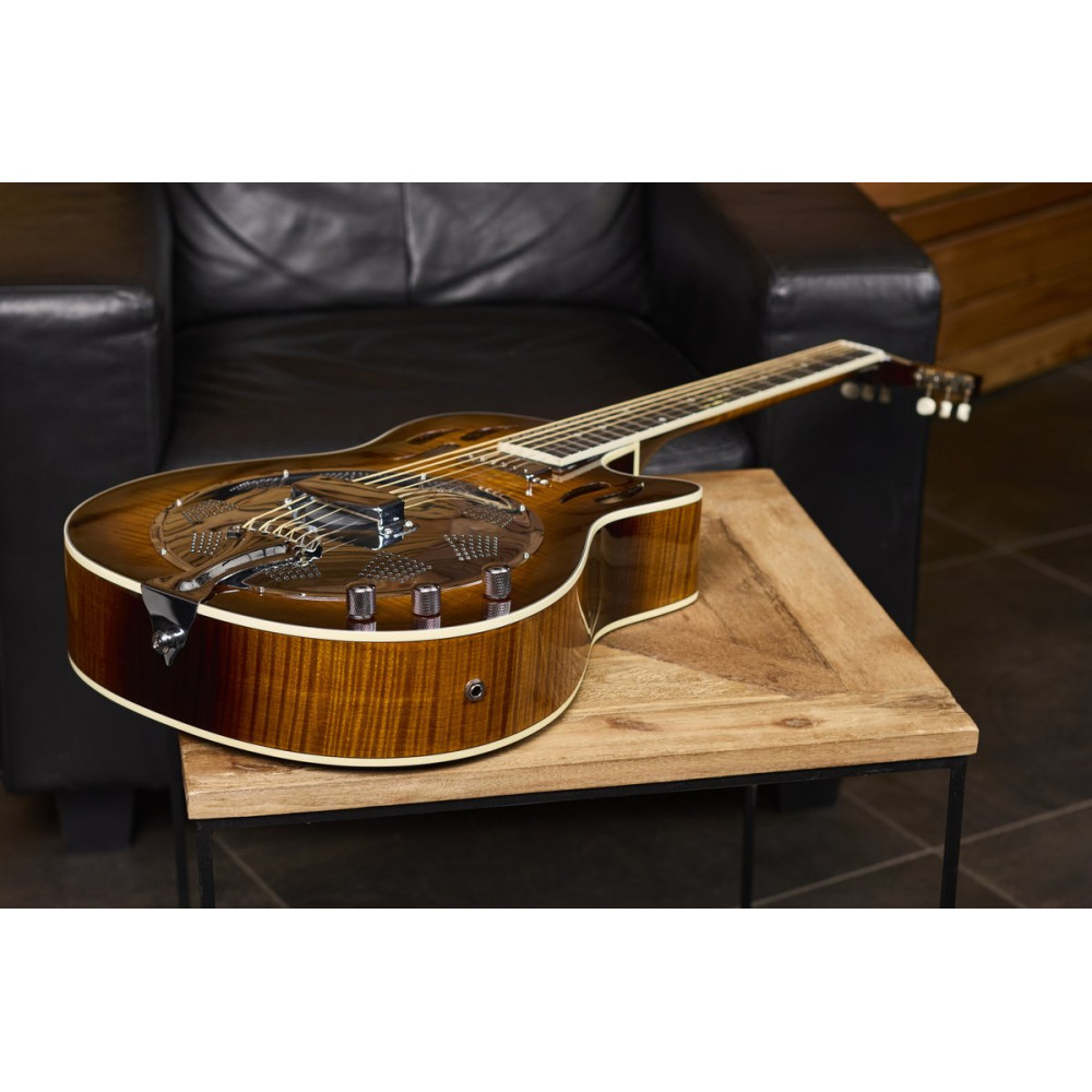 Ortega RRG50CE-SSB Americana Series 4/4 Resonator Guitar 6-String + Pro Gig Bag