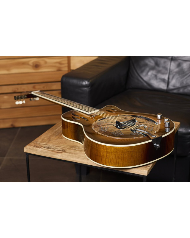 Ortega RRG50CE-SSB Americana Series 4/4 Resonator Guitar 6-String + Pro Gig Bag