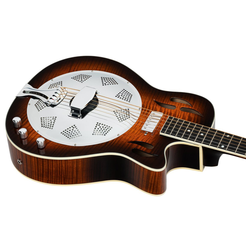 Ortega RRG50CE-SSB Americana Series 4/4 Resonator Guitar 6-String + Pro Gig Bag