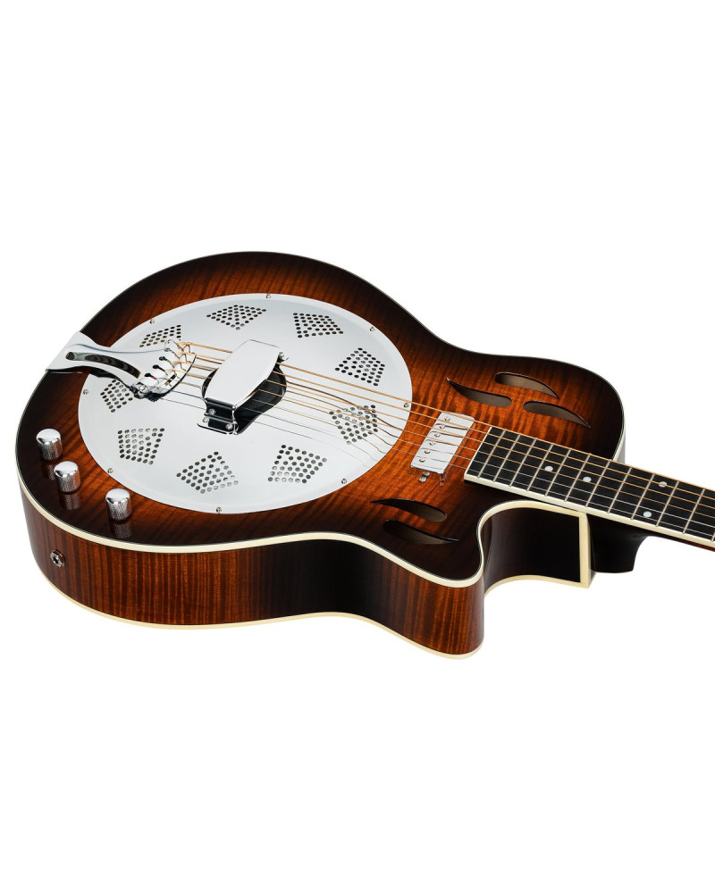 Ortega RRG50CE-SSB Americana Series 4/4 Resonator Guitar 6-String + Pro Gig Bag