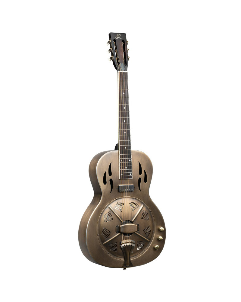 Ortega RRG60E Americana Series 4/4 Resonator Guitar 6-String + Pro Gig Bag