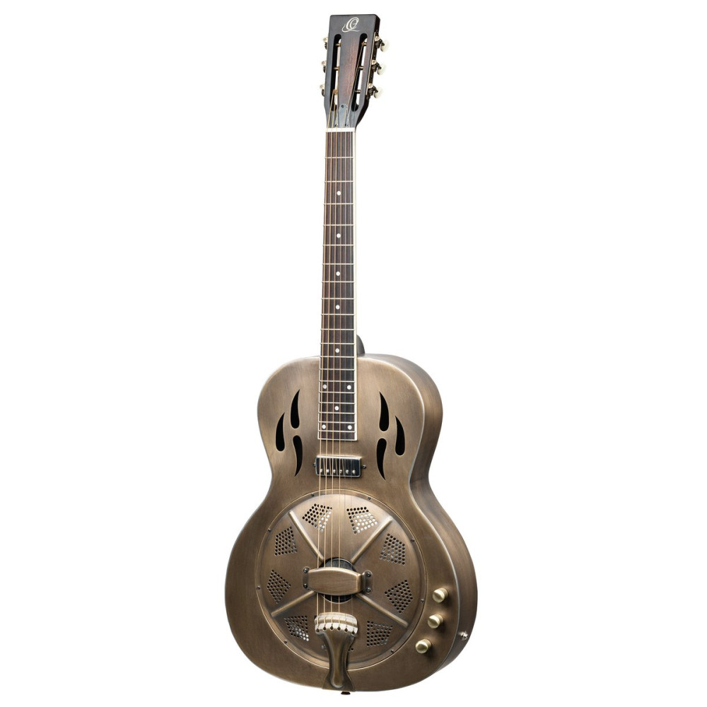 Ortega RRG60E Americana Series 4/4 Resonator Guitar 6-String + Pro Gig Bag