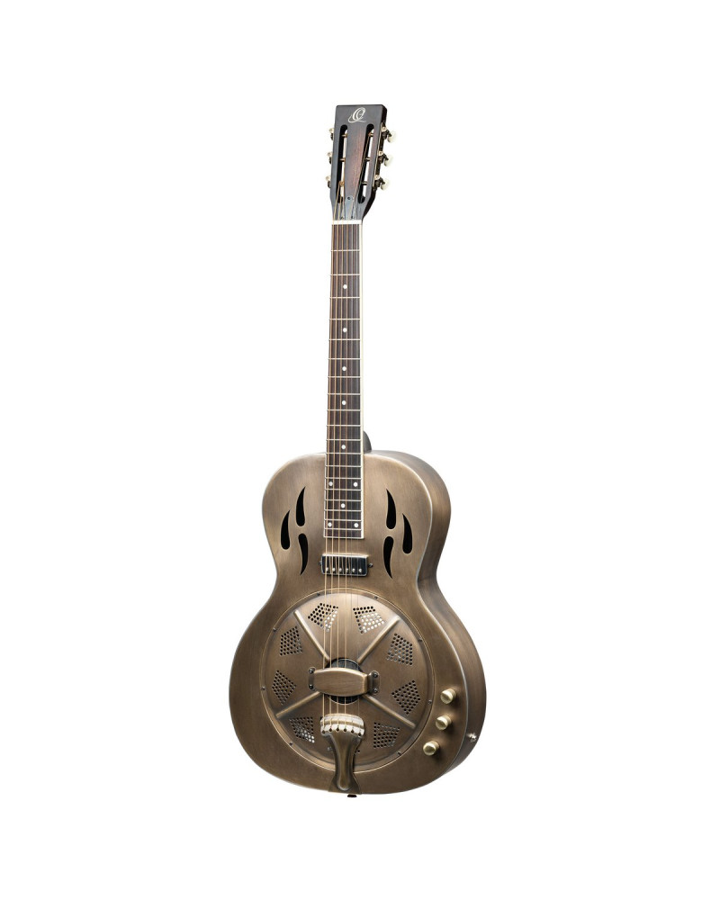 Ortega RRG60E Americana Series 4/4 Resonator Guitar 6-String + Pro Gig Bag