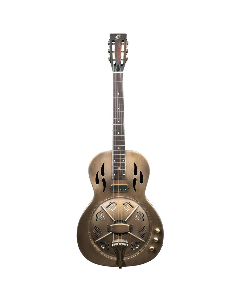 Ortega RRG60E Americana Series 4/4 Resonator Guitar 6-String + Pro Gig Bag