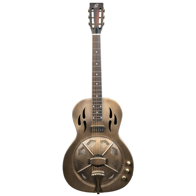 Ortega RRG60E Americana Series 4/4 Resonator Guitar 6-String + Pro Gig Bag