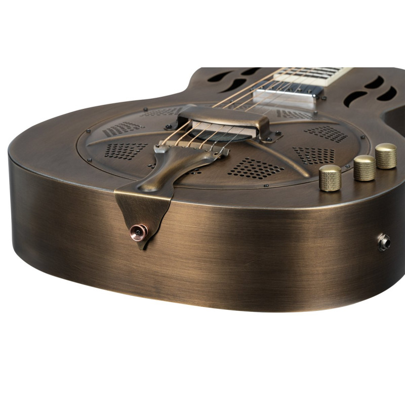 Ortega RRG60E Americana Series 4/4 Resonator Guitar 6-String + Pro Gig Bag
