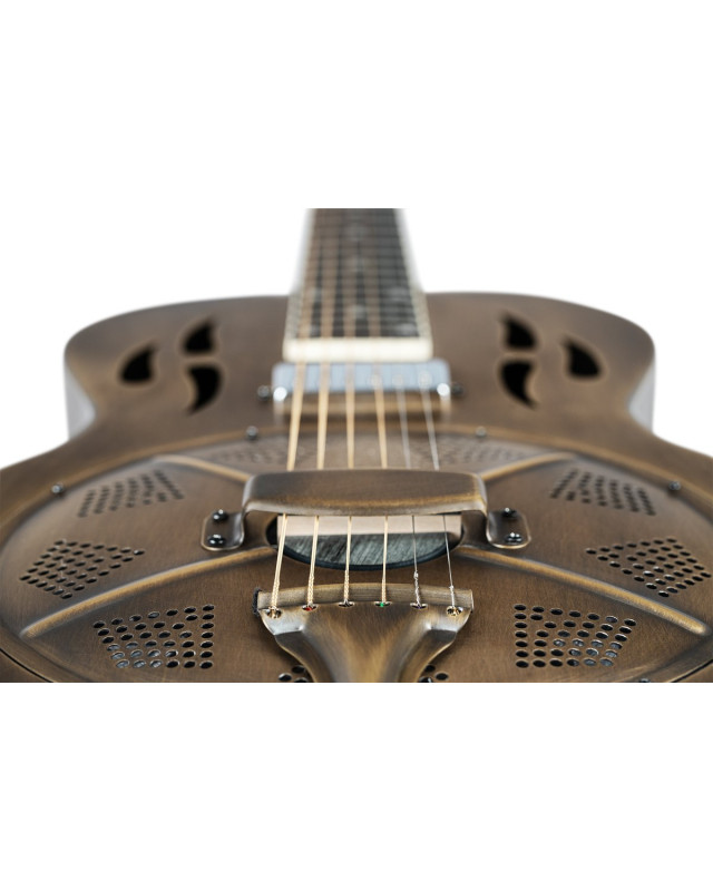Ortega RRG60E Americana Series 4/4 Resonator Guitar 6-String + Pro Gig Bag