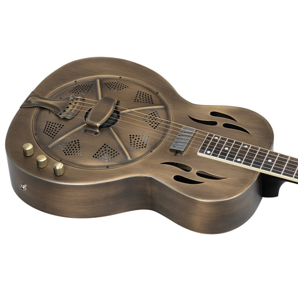 Ortega RRG60E Americana Series 4/4 Resonator Guitar 6-String + Pro Gig Bag
