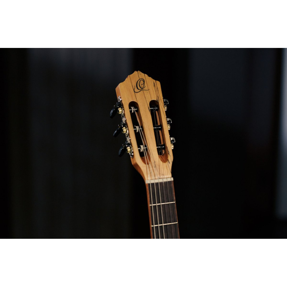 Ortega RSM-REISSUE The Private Room 4/4 Nylon String Guitar 6-String - Spalted Maple Natural + Gig Bag