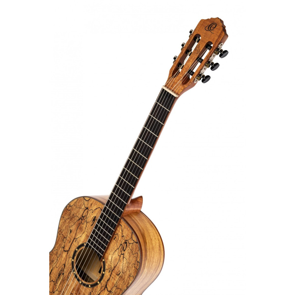 Ortega RSM-REISSUE The Private Room 4/4 Nylon String Guitar 6-String - Spalted Maple Natural + Gig Bag