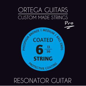 Ortega RSP-M Custom Made Strings Pro Resonator Guitar String Set