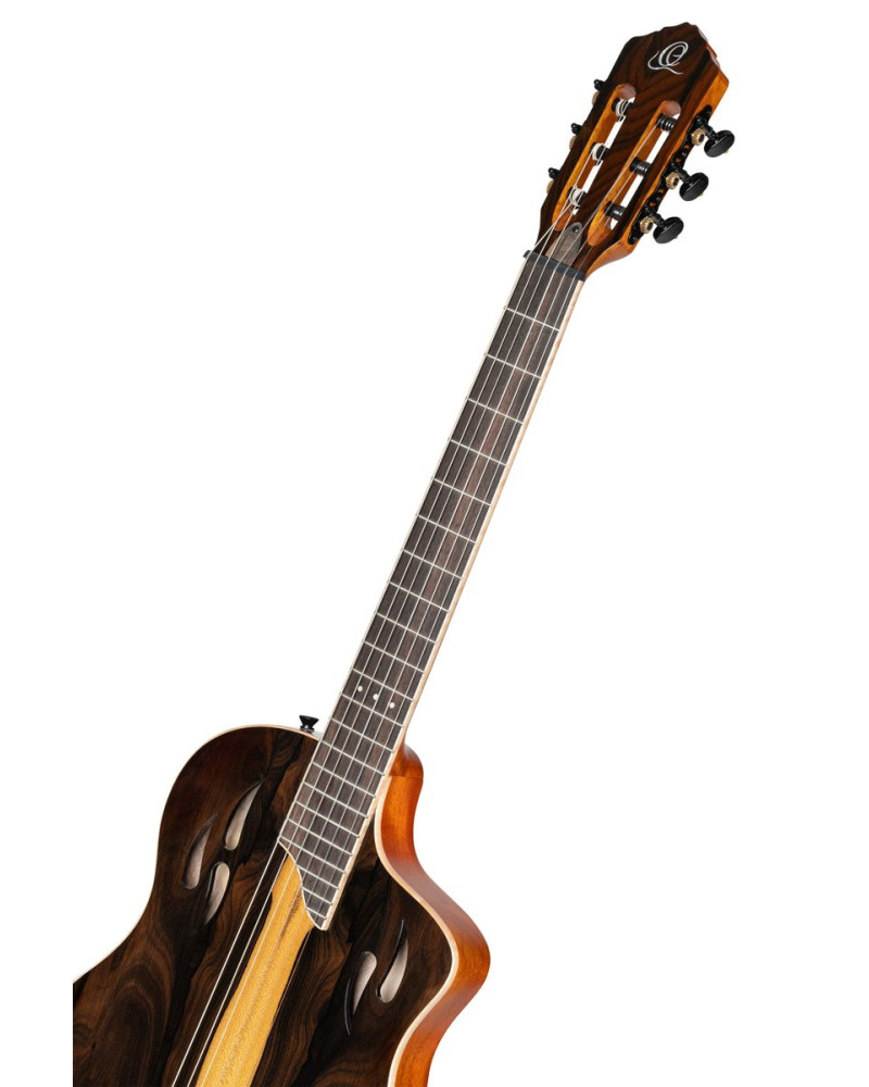 Ortega RTP-LTD TourPlayer Series 4/4 size Nylon String Guitar 6-String + Pro Gig Bag