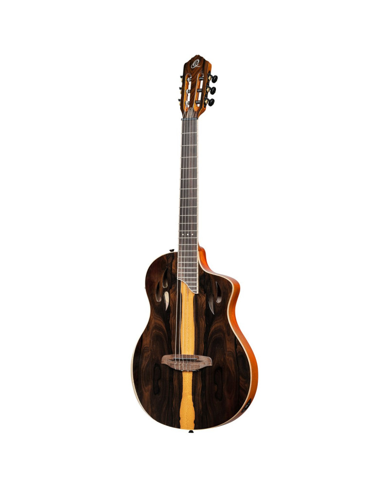 Ortega RTP-LTD TourPlayer Series 4/4 size Nylon String Guitar 6-String + Pro Gig Bag