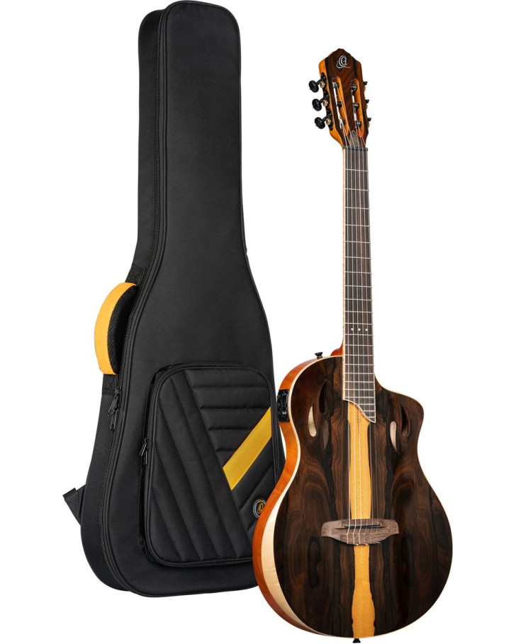 Ortega RTP-LTD TourPlayer Series 4/4 size Nylon String Guitar 6-String + Pro Gig Bag