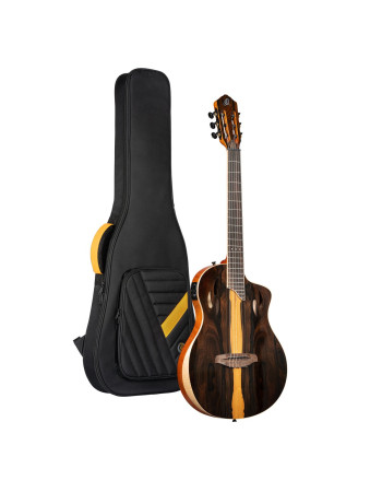 Ortega RTP-LTD TourPlayer Series 4/4 size Nylon String Guitar 6-String + Pro Gig Bag