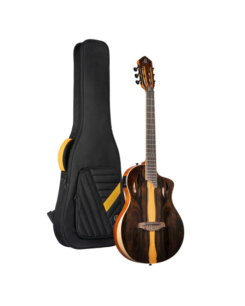 Ortega RTP-LTD TourPlayer Series 4/4 size Nylon String Guitar 6-String + Pro Gig Bag