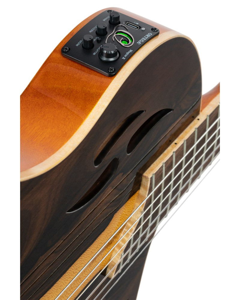 Ortega RTP-LTD TourPlayer Series 4/4 size Nylon String Guitar 6-String + Pro Gig Bag