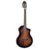 Ortega RTPDLX-ACA TourPlayer DeLuxe Nylon String Guitar 6-String - Acacia Burst + Gig Bag