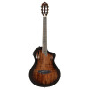 Ortega RTPDLX-ACA TourPlayer DeLuxe Nylon String Guitar 6-String - Acacia Burst + Gig Bag