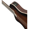 Ortega RTPDLX-ACA-L TourPlayer DeLuxe Nylon String Guitar 6-String Lefty - Acacia Burst + Gig Bag