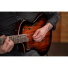 Ortega RTPDLX-ACA-L TourPlayer DeLuxe Nylon String Guitar 6-String Lefty - Acacia Burst + Gig Bag