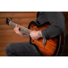 Ortega RTPDLX-ACA-L TourPlayer DeLuxe Nylon String Guitar 6-String Lefty - Acacia Burst + Gig Bag