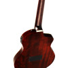 Ortega RTPDLX-ACA-L TourPlayer DeLuxe Nylon String Guitar 6-String Lefty - Acacia Burst + Gig Bag