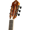 Ortega RTPDLX-FMA-L TourPlayer DeLuxe Nylon String Guitar 6-String Lefty - Flamed Maple Blue + Gig Bag