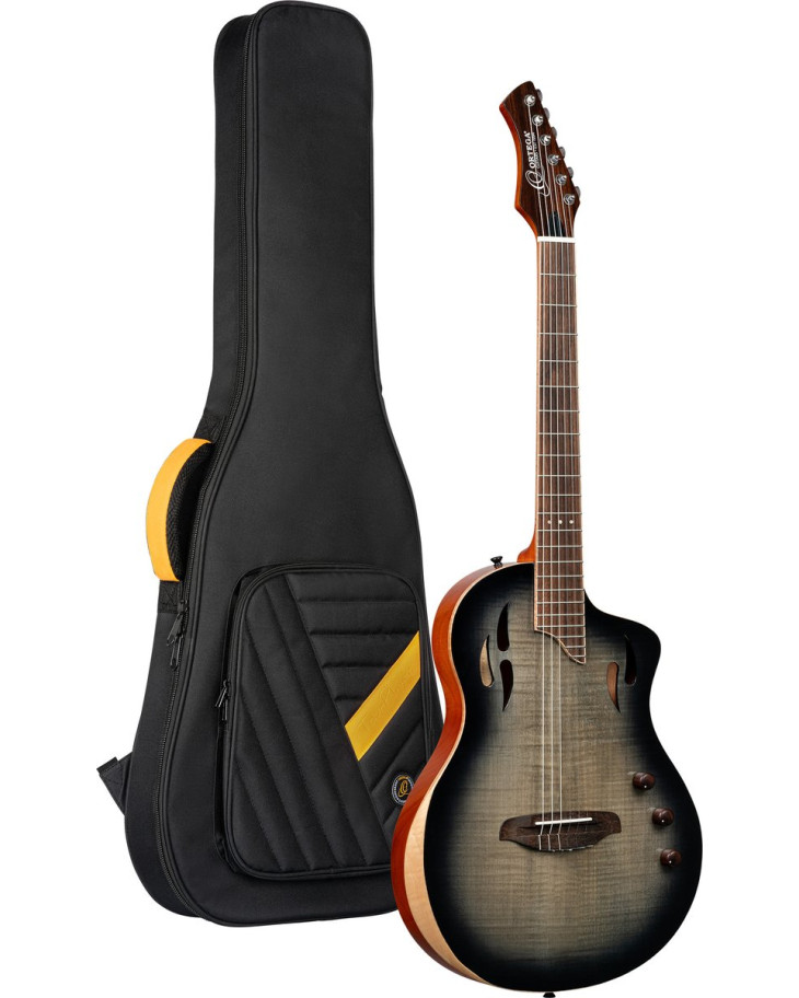 Ortega RTPG-LS1 TourPlayer Series 4/4 Nylon String Guitar 6-String + Pro Gig Bag