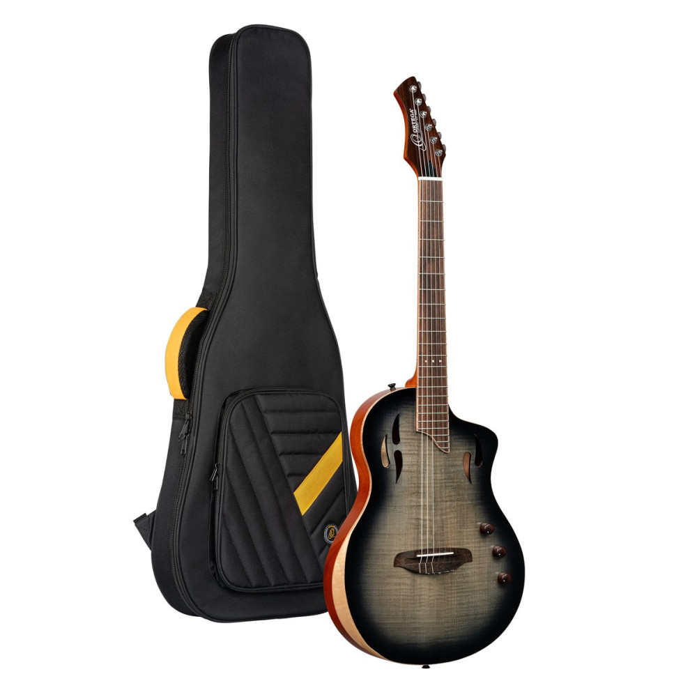 Ortega RTPG-LS1 TourPlayer Series 4/4 Nylon String Guitar 6-String + Pro Gig Bag