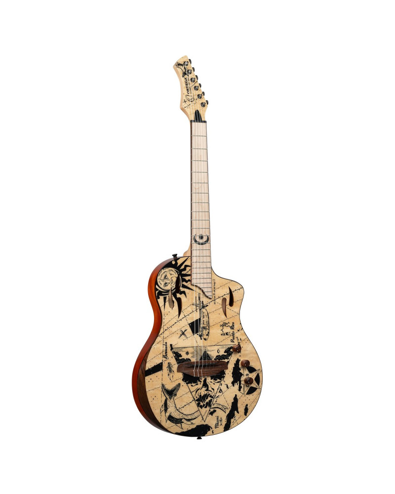 Ortega RTPG-LS2 TourPlayer Series 4/4 size Nylon String Guitar 6-String + Pro Gig Bag